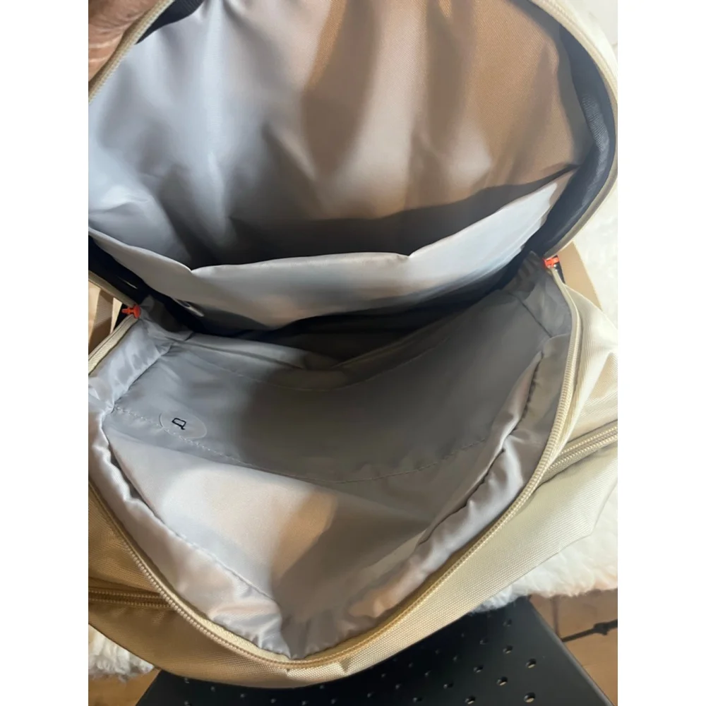 NWT $70 Adidas Core Advantage 4 Beige Backpack Unisex Large - Picture 8 of 14